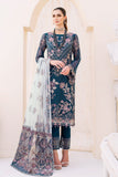 Ramsha Embroidered Chiffon Unstitched 3 Piece Suit F-2305