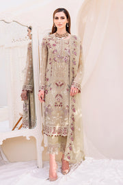 Ramsha Embroidered Chiffon Unstitched 3 Piece Suit F-2306