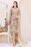 Ramsha Embroidered Chiffon Unstitched 3 Piece Suit F-2306