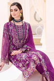 Ramsha Embroidered Chiffon Unstitched 3 Piece Suit F-2307