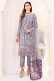 Ramsha Embroidered Chiffon Unstitched 3 Piece Suit F-2310