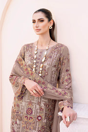 Ramsha Embroidered Chiffon Unstitched 3 Piece Suit F-2311