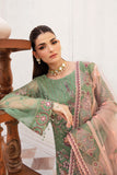 Ramsha Unstitched Embroidered Luxury Chiffon 3 Piece Suit F-2406
