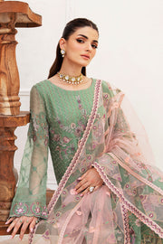 Ramsha Unstitched Embroidered Luxury Chiffon 3 Piece Suit F-2406