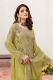 Ramsha Unstitched Embroidered Luxury Chiffon 3 Piece Suit F-2408