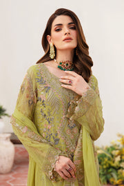 Ramsha Unstitched Embroidered Luxury Chiffon 3 Piece Suit F-2408