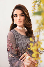 Ramsha Unstitched Embroidered Luxury Chiffon 3 Piece Suit F-2409