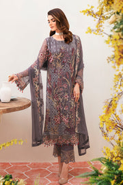 Ramsha Unstitched Embroidered Luxury Chiffon 3 Piece Suit F-2409
