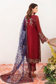 Ramsha Unstitched Embroidered Luxury Chiffon 3 Piece Suit F-2410