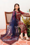 Ramsha Unstitched Embroidered Luxury Chiffon 3 Piece Suit F-2410