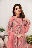 Ramsha Unstitched Embroidered Luxury Chiffon 3 Piece Suit F-2411