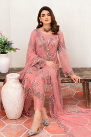 Ramsha Unstitched Embroidered Luxury Chiffon 3 Piece Suit F-2411