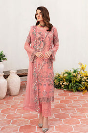 Ramsha Unstitched Embroidered Luxury Chiffon 3 Piece Suit F-2411