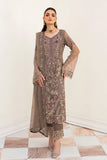 Ramsha Unstitched Embroidered Luxury Chiffon 3 Piece Suit F-2412