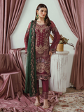 Ramsha Unstitched Embroidered Luxury Chiffon 3 Piece Suit F-2501