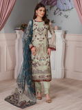 Ramsha Unstitched Embroidered Luxury Chiffon 3 Piece Suit F-2507