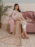 Ramsha Unstitched Embroidered Luxury Chiffon 3 Piece Suit F-2508