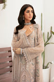 Ramsha Embroidered Luxury Chiffon Unstitched 3Pc Suit F-2601