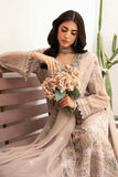 Ramsha Embroidered Luxury Chiffon Unstitched 3Pc Suit F-2601