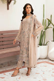 Ramsha Embroidered Luxury Chiffon Unstitched 3Pc Suit F-2601