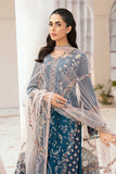 Ramsha Embroidered Luxury Chiffon Unstitched 3Pc Suit F-2602