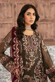 Ramsha Embroidered Luxury Chiffon Unstitched 3Pc Suit F-2604