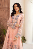 Ramsha Embroidered Luxury Chiffon Unstitched 3Pc Suit F-2605