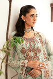 Ramsha Embroidered Luxury Chiffon Unstitched 3Pc Suit F-2607