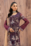 Ramsha Embroidered Luxury Chiffon Unstitched 3Pc Suit F-2608