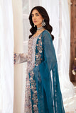 Ramsha Embroidered Luxury Chiffon Unstitched 3Pc Suit F-2609