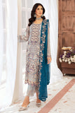 Ramsha Embroidered Luxury Chiffon Unstitched 3Pc Suit F-2609