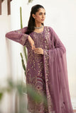 Ramsha Embroidered Luxury Chiffon Unstitched 3Pc Suit F-2610