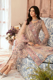 Ramsha Embroidered Luxury Chiffon Unstitched 3Pc Suit F-2611