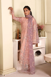 Ramsha Chiffon Vol-27 Unstitched Embroidered 3Pc Suit F-2701