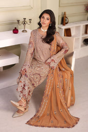 Ramsha Chiffon Vol-27 Unstitched Embroidered 3Pc Suit F-2708