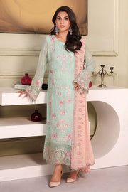 Ramsha Chiffon Vol-27 Unstitched Embroidered 3Pc Suit F-2710