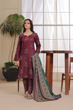 Feathers Digital Printed Dhanak Unstitched 3Pc Suit FAIQA-FT302
