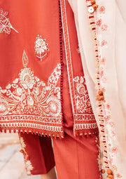Siraa by Sadaf Fawad Khan Embroidered Lawn Unstitched 3Pc Suit - FAIZAH (B)