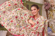 Feathers Premium Printed Lawn Unstitched 3Pc Suit FATIN-FT102
