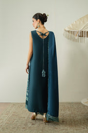 Zariya Zaira Embroidered Luxury Lawn Unstitched 3Pc Suit ZB6S101 FAUNA