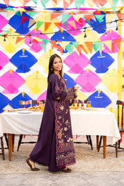 Florent Basant Chikankari Embroidered Lawn Unstitched 3Pc Suit FZ-1A