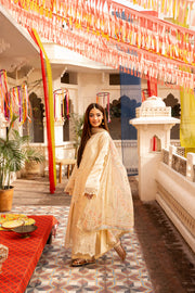 Florent Basant Chikankari Embroidered Lawn Unstitched 3Pc Suit FZ-2A