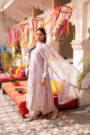 Florent Basant Chikankari Embroidered Lawn Unstitched 3Pc Suit FZ-2B