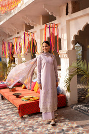 Florent Basant Chikankari Embroidered Lawn Unstitched 3Pc Suit FZ-2B