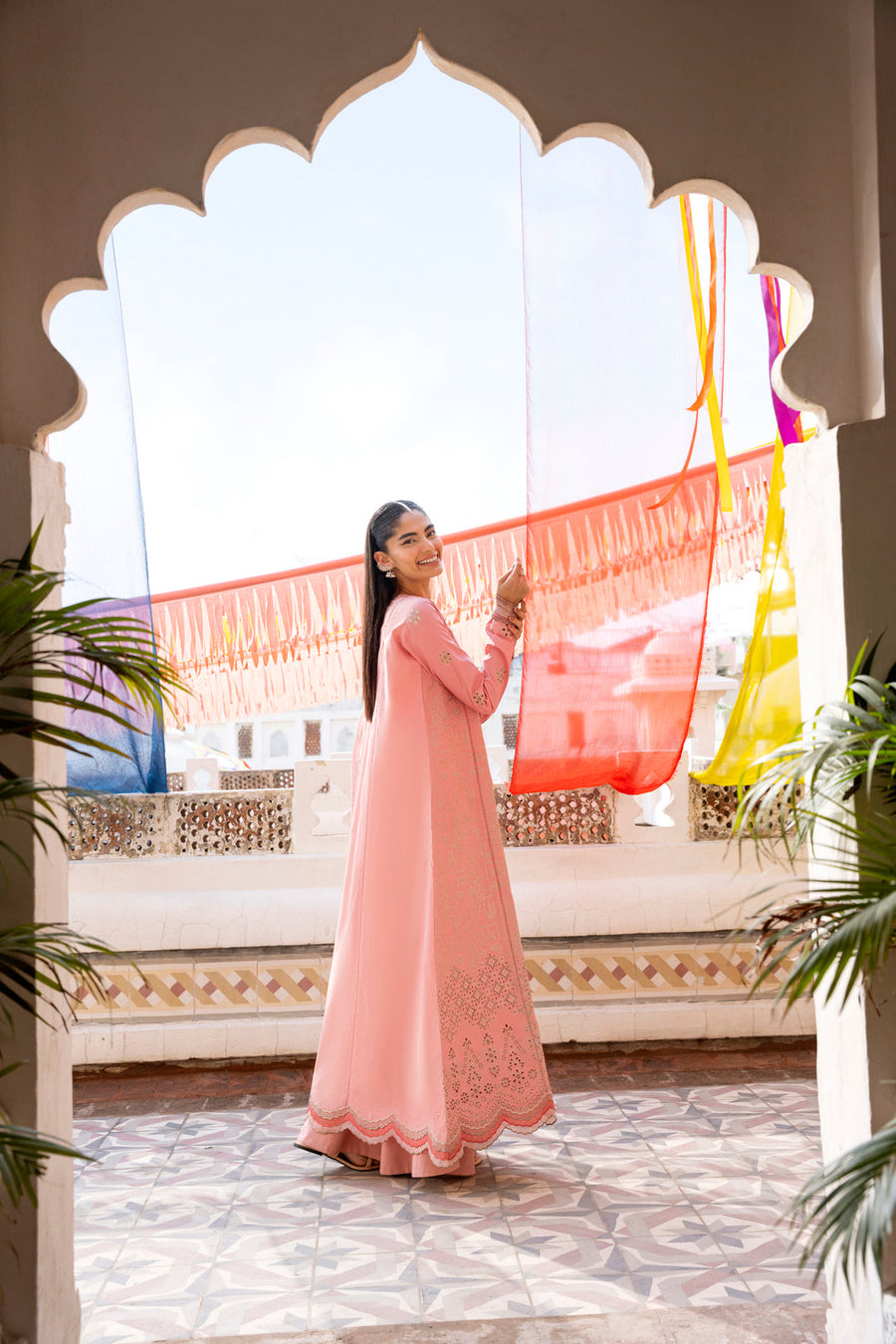 Florent Basant Chikankari Embroidered Lawn Unstitched 3Pc Suit FZ-3B