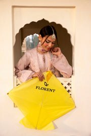 Florent Basant Chikankari Embroidered Lawn Unstitched 3Pc Suit FZ-4A