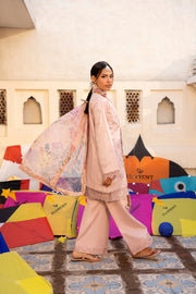 Florent Basant Chikankari Embroidered Lawn Unstitched 3Pc Suit FZ-4A