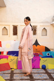Florent Basant Chikankari Embroidered Lawn Unstitched 3Pc Suit FZ-4A