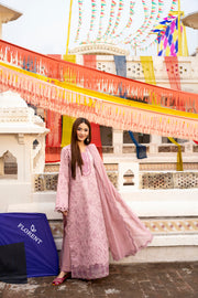 Florent Basant Chikankari Embroidered Lawn Unstitched 3Pc Suit FZ-6A