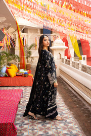 Florent Basant Chikankari Embroidered Lawn Unstitched 3Pc Suit FZ-8A
